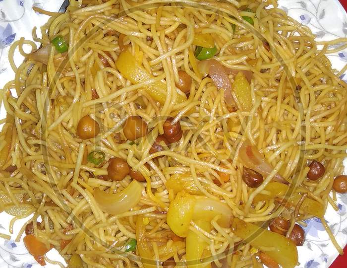 Ingredients cuisine fideo chowmein dish food indian and Chinese food