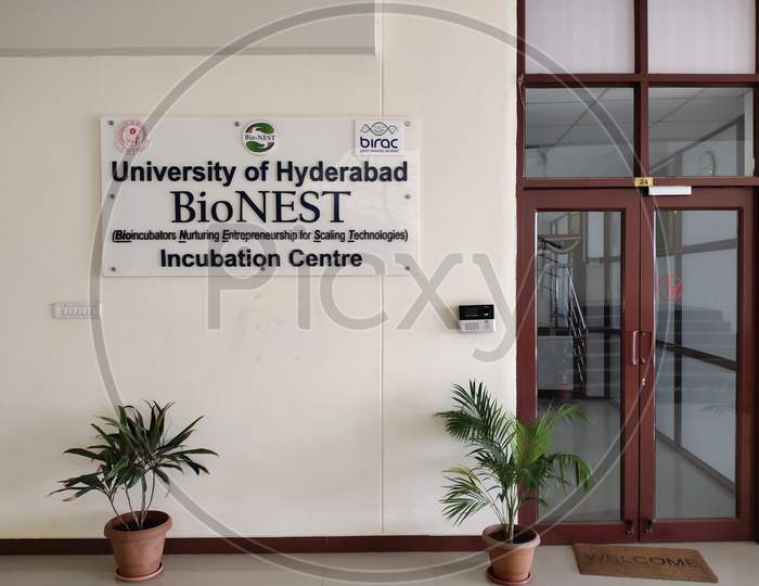 Bionest incubation centre in university of hyderabad