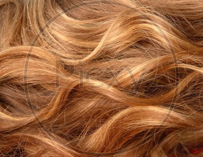 Brown Shiny Long Hair of woman / girl