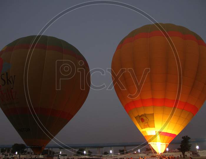 Hot Air balloons At Pushkar Camel Fair, Pushkar