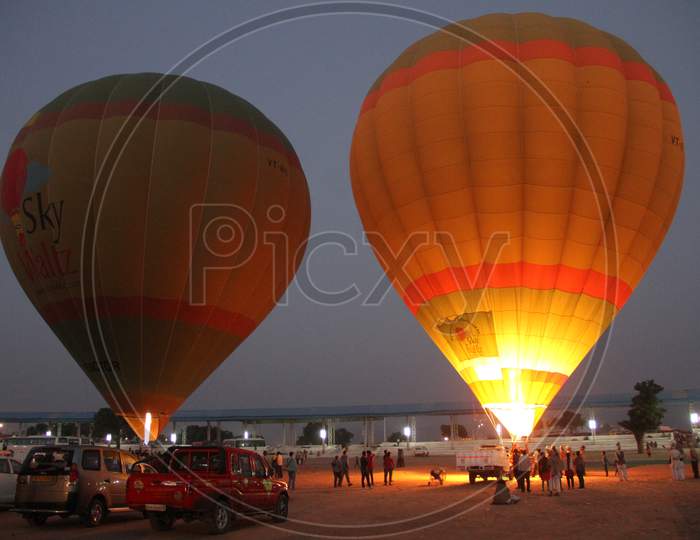 Hot Air balloons At Pushkar Camel Fair, Pushkar