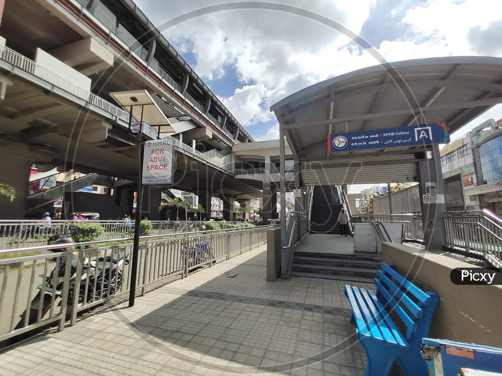 KPHB metro station entrance