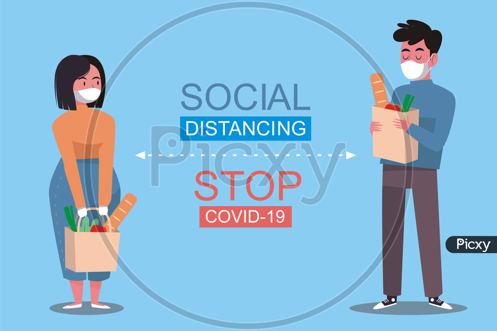 Social Distancing stop covid-19