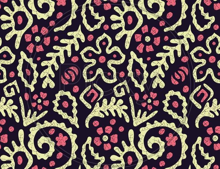Seamless Traditional Batik Design
