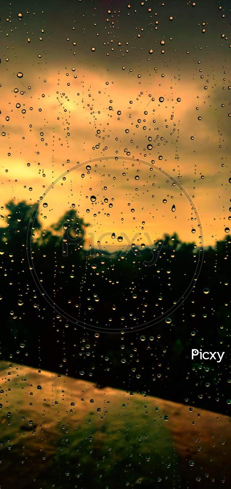 Wether Raining Water droplets Droplets on glass Sky Geaphic