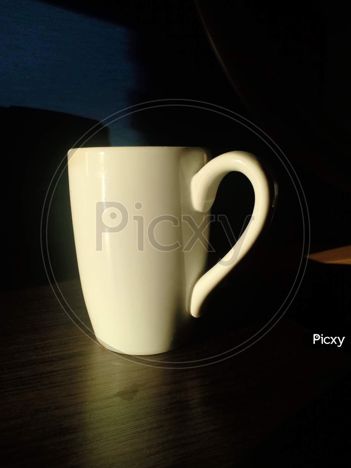 Cup in a dark background