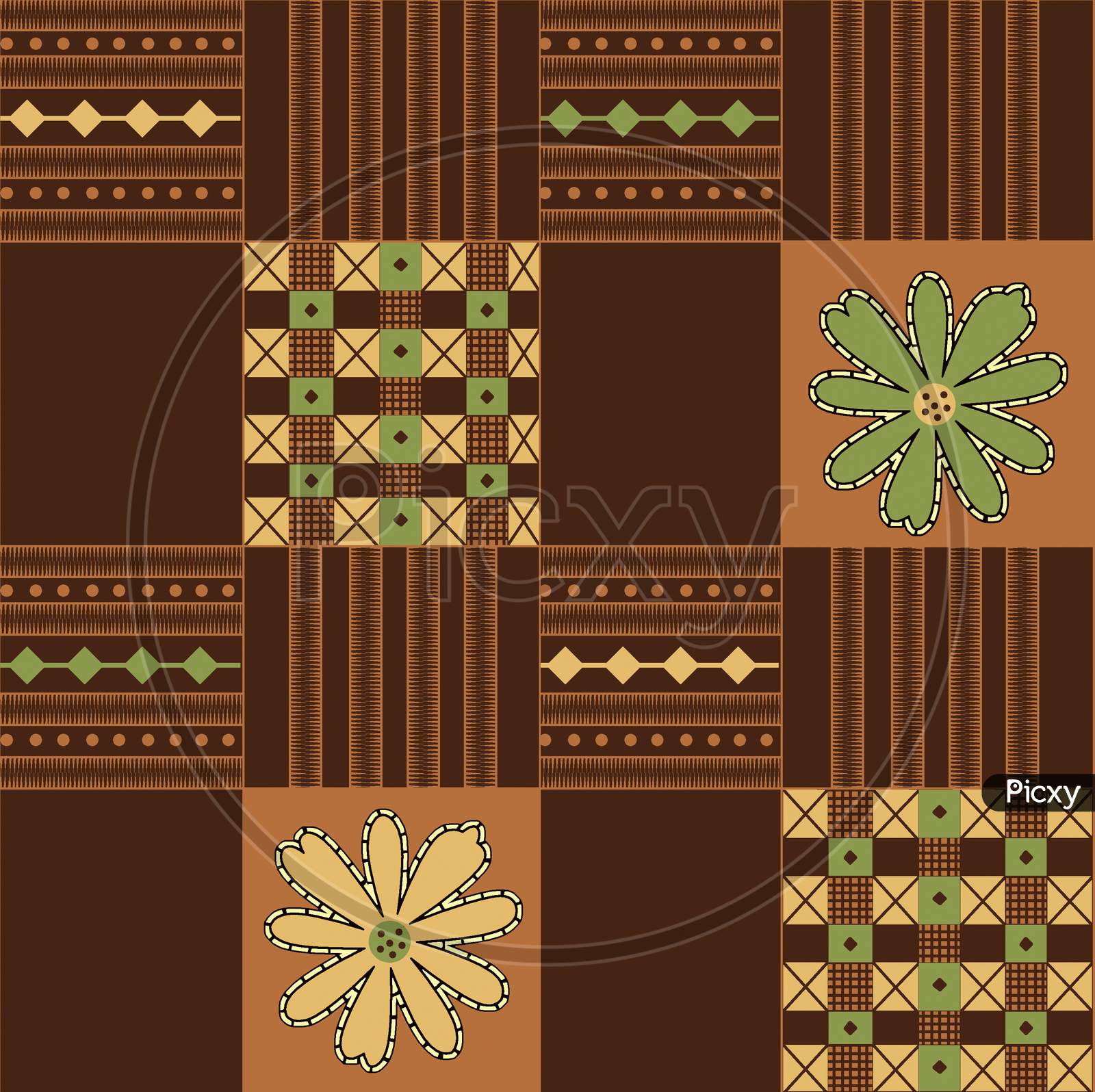Seamless Geometrical Design Pattern Background