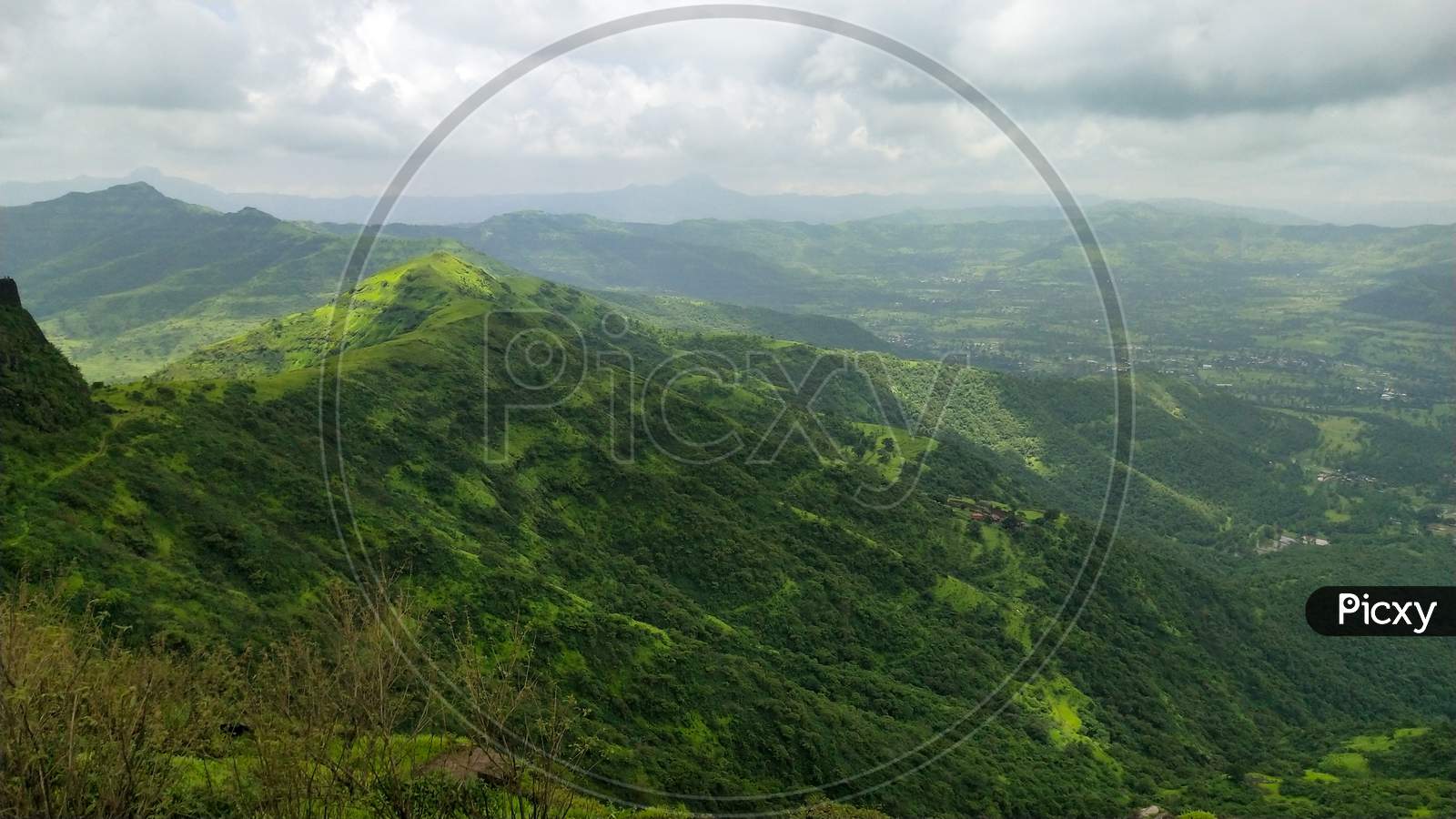 Green mountains of sahyadri