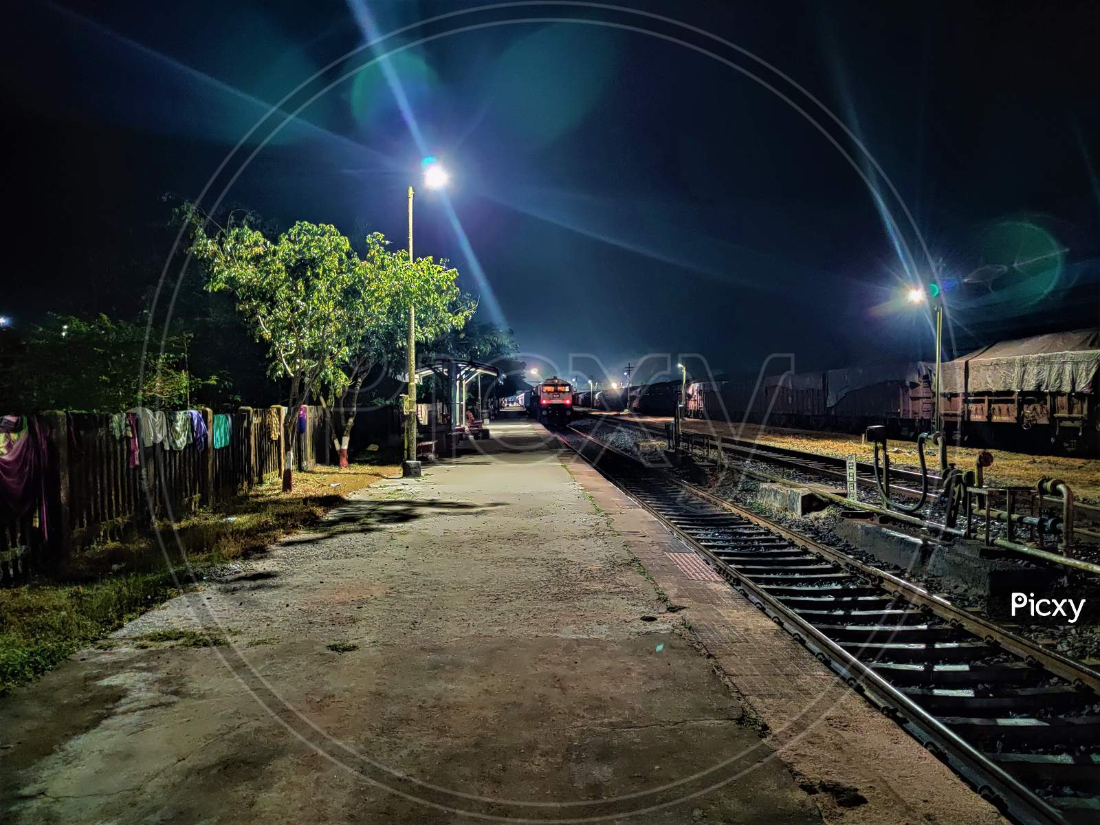 indian railway platform