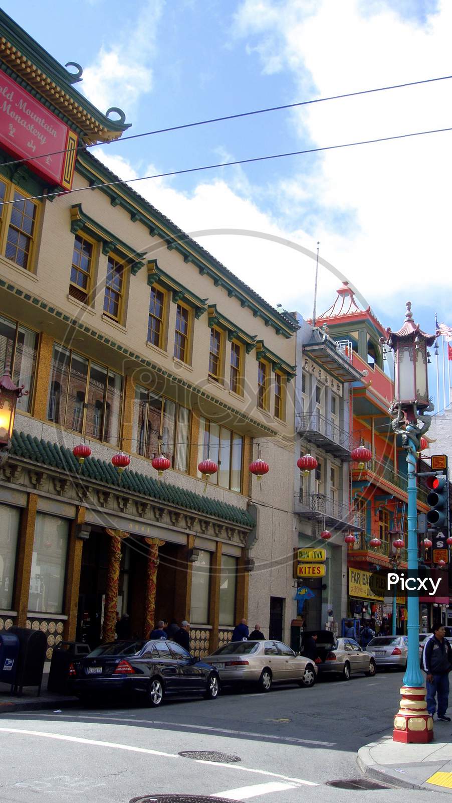 San Francisco Street View Of Chinatown