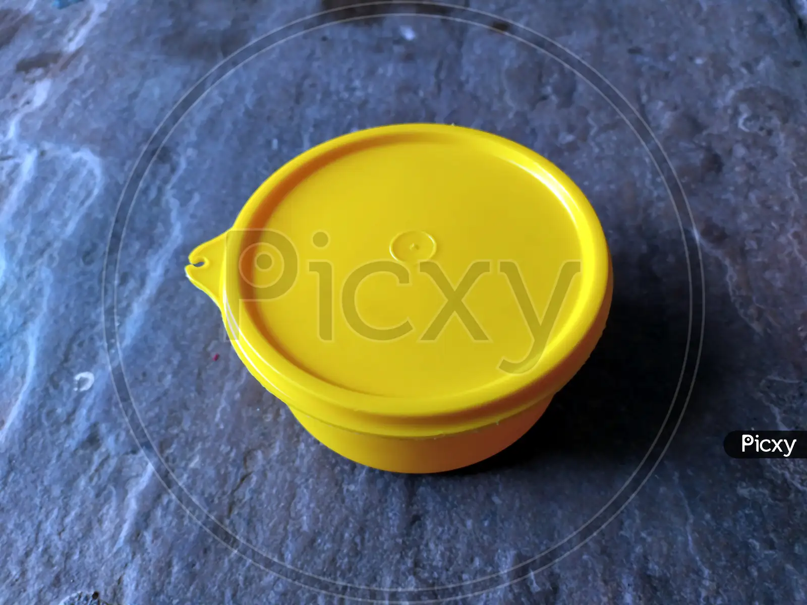 Download Image Of Yellow Plastic Container Box On Stone Background Fq970542 Picxy Yellowimages Mockups