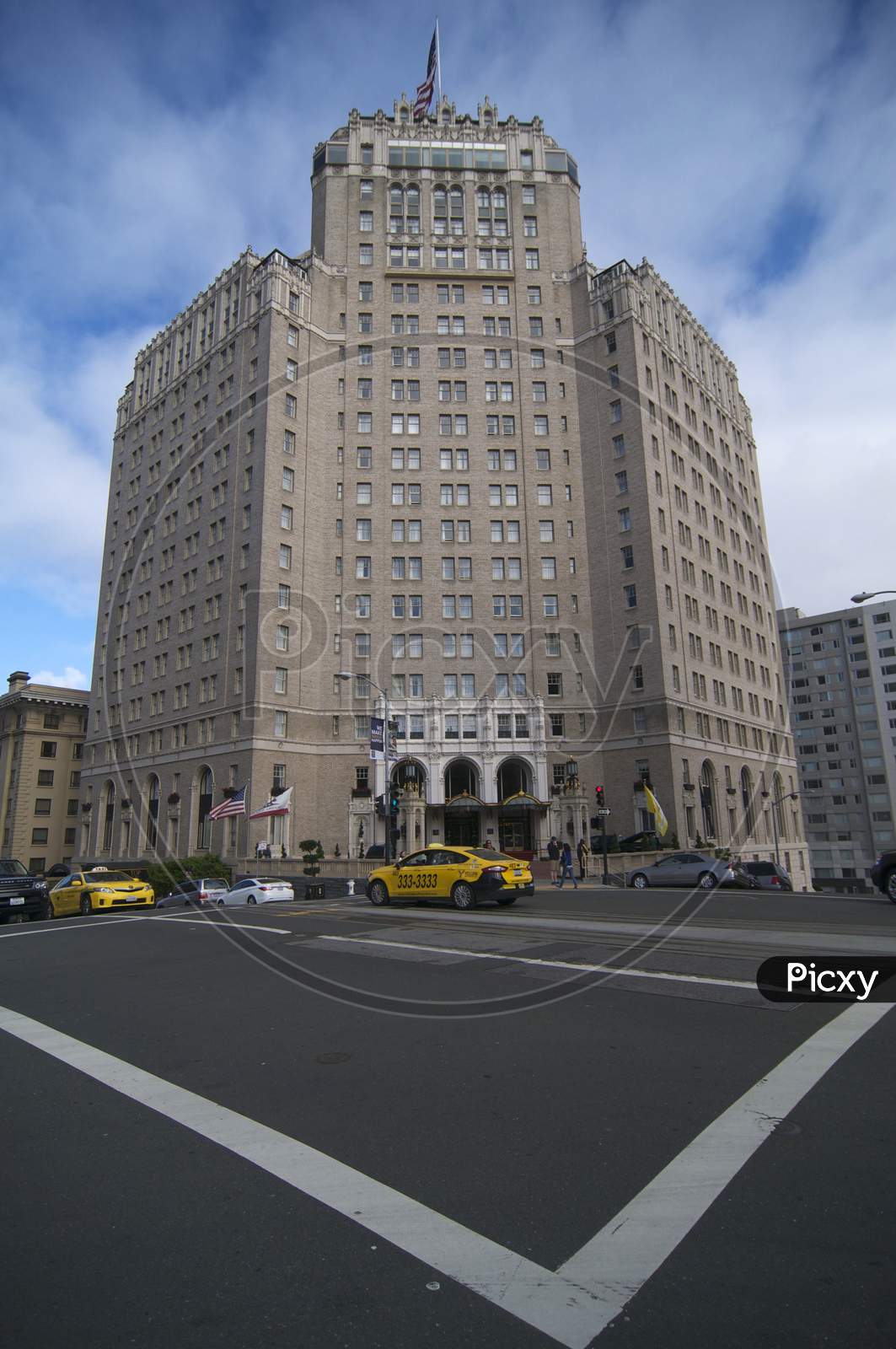 The Mark Hopkins Intercontinental Hotel On Nob Hill San Francisco