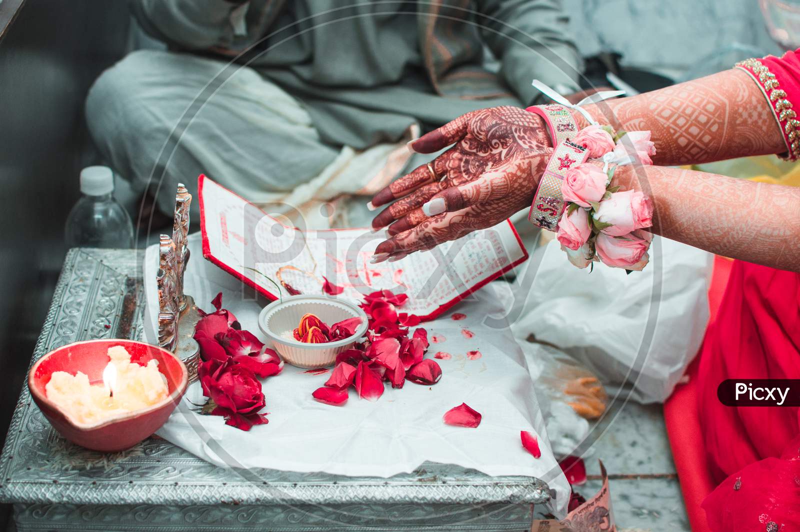 Hands of Indian Bride