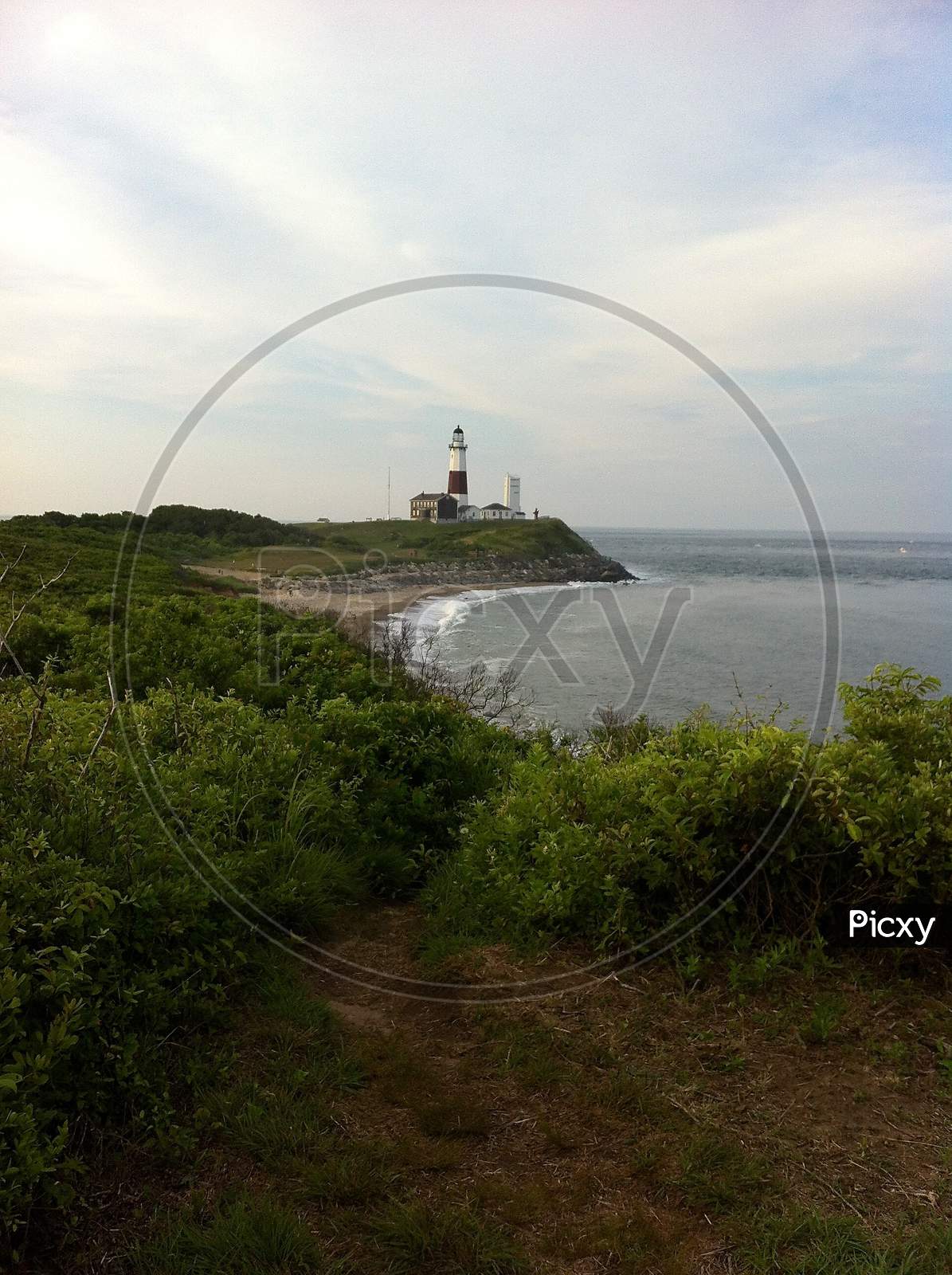 View On Montauk Lighthouse On Long Island
