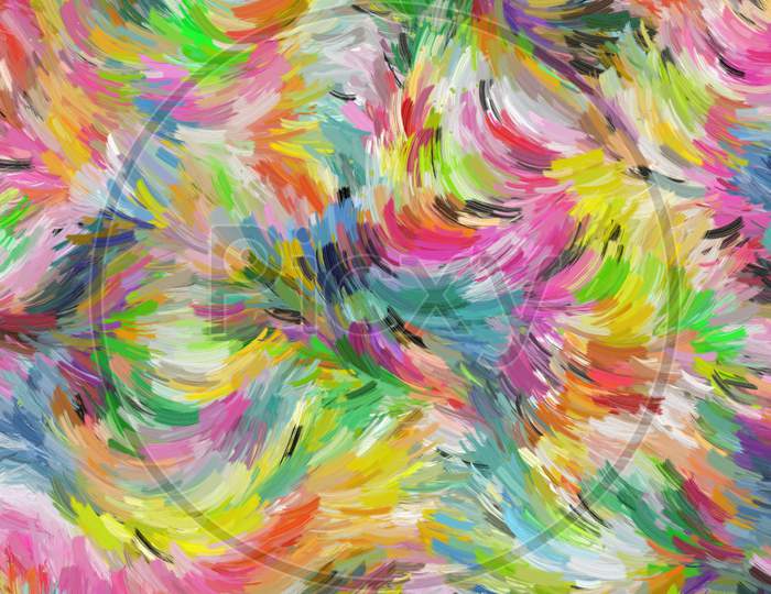 Colourful Abstract Background  With Designs