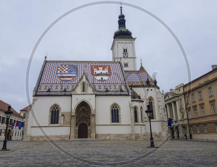 St. Mark'S Church, Zagreb, Croatia