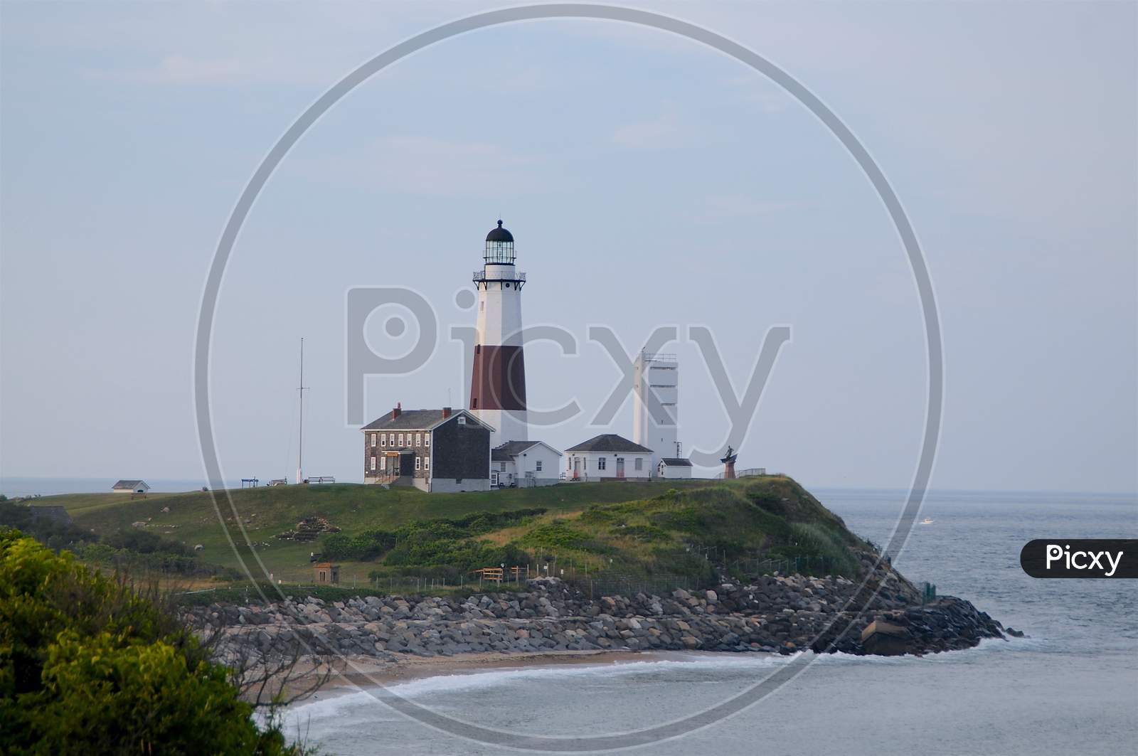 View On Montauk Lighthouse On Long Island
