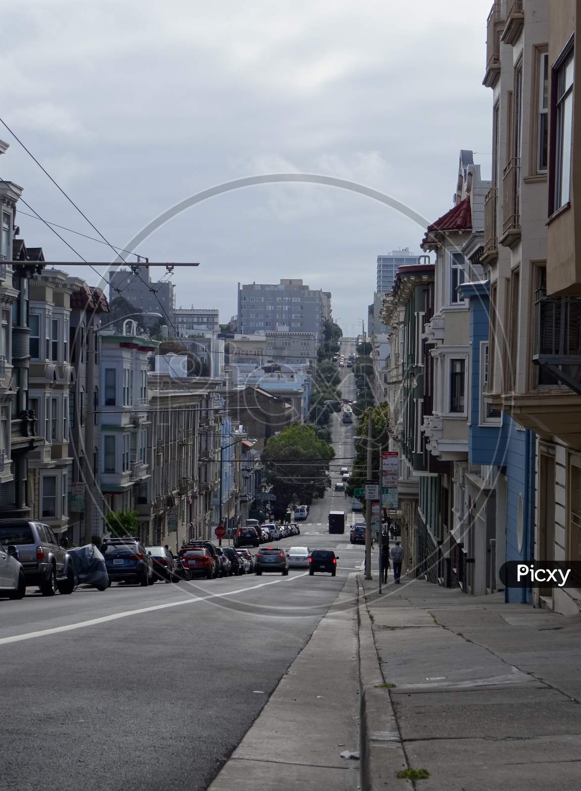 San Francisco Sloping Road