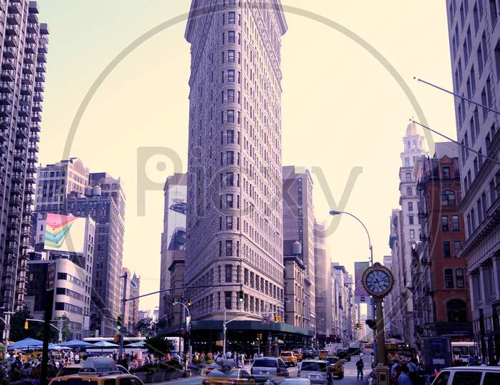 View On Flatiron Building And The Surrounding Area