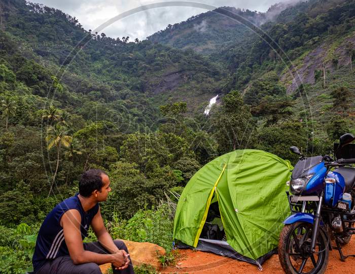 Camping Solo Traveller Life In Forest
