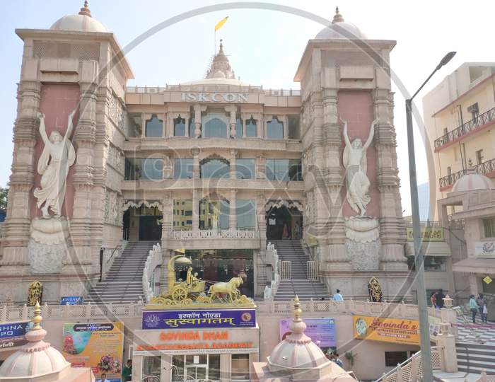 ISKCON Temple Noida (International Society for Krishna Consciousnes) known colloquially as the Hare Krishna movement, ISKCON was founded in 1966 in New York City.