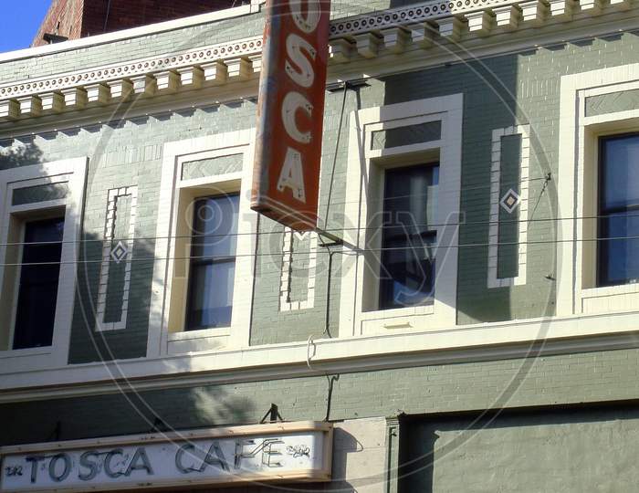 Close Up Of Typical American Building Facade
