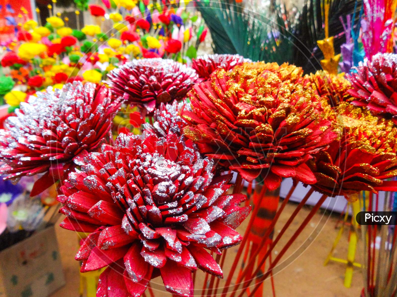 Floristry artificial cuting flower market
