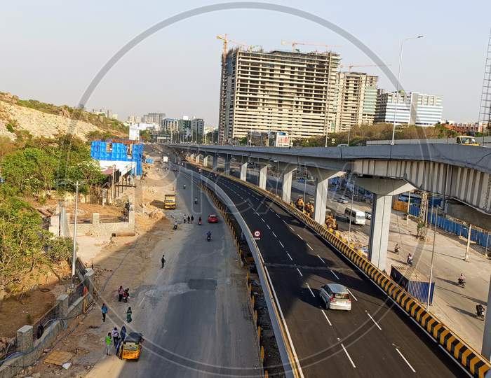MA&UD Minister Sri KTR inaugurated the first level flyover at Biodiversity Junction in Hyderabad today.