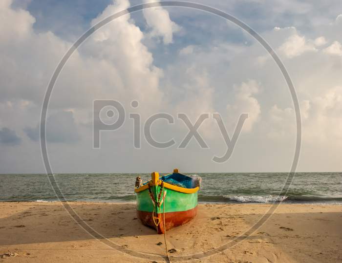 Fishing Boat On The Beach