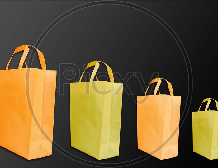Beautiful Non woven Handle loop bags on amazing background