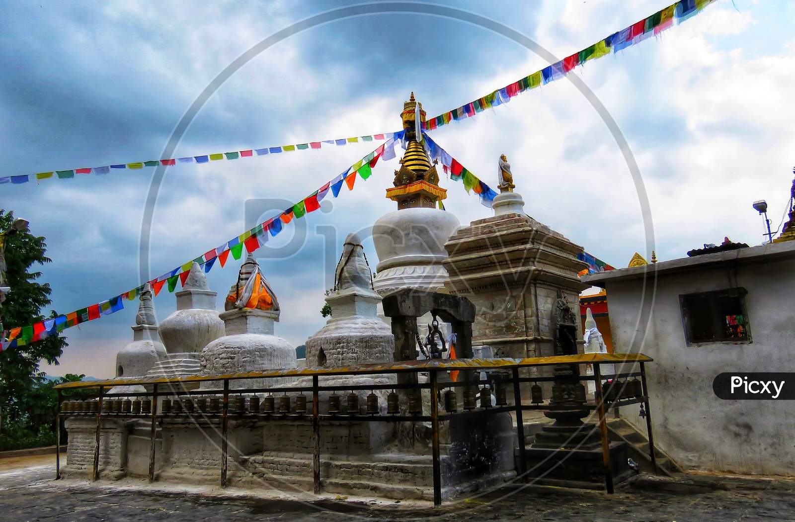 Stupa in kathmandu nepal.