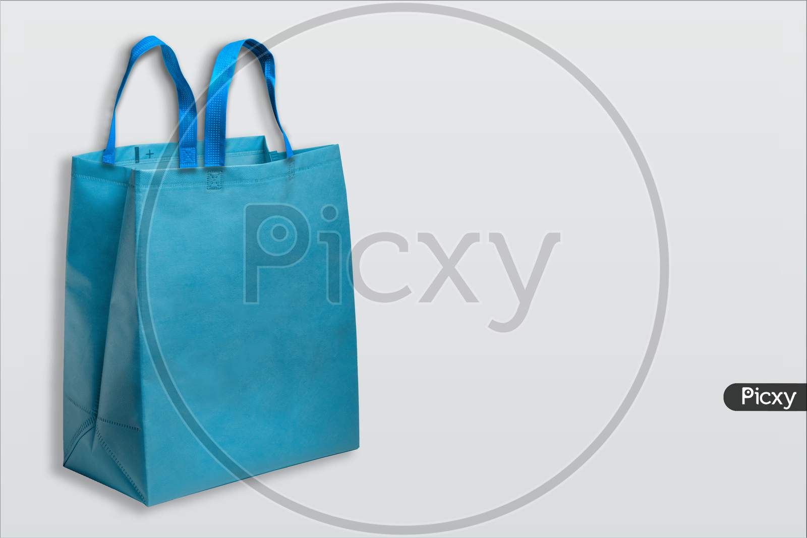 Non Woven blue Fabric Shopping bag.