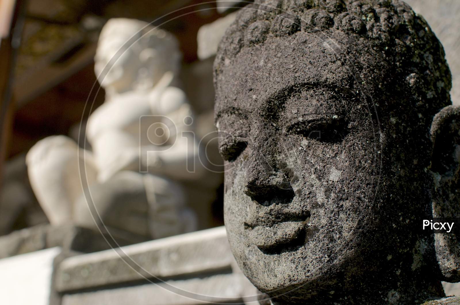 Beautiful Small Stone Buddha Statue