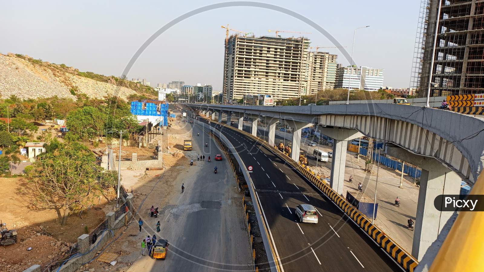 MA&UD Minister Sri KTR inaugurated the first level flyover at Biodiversity Junction in Hyderabad today.