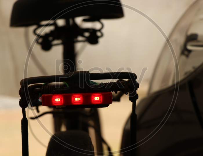 Bicycle Brake Light With 3 Led Lights