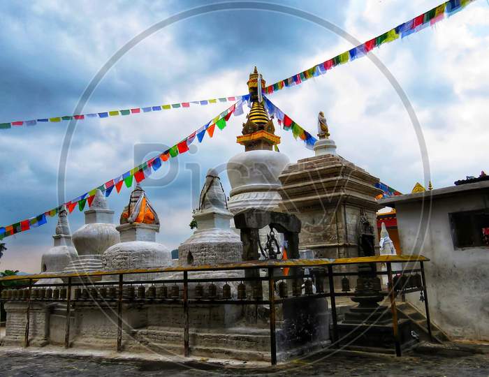 Stupa in kathmandu nepal.