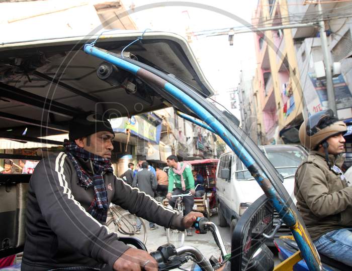 Portrait of A Rickshaw rider