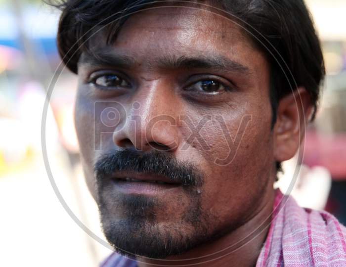 Portrait of an Indian Man