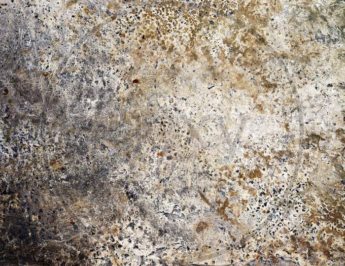 Close up detailed surface of granite and concrete mixed walls in high resolution