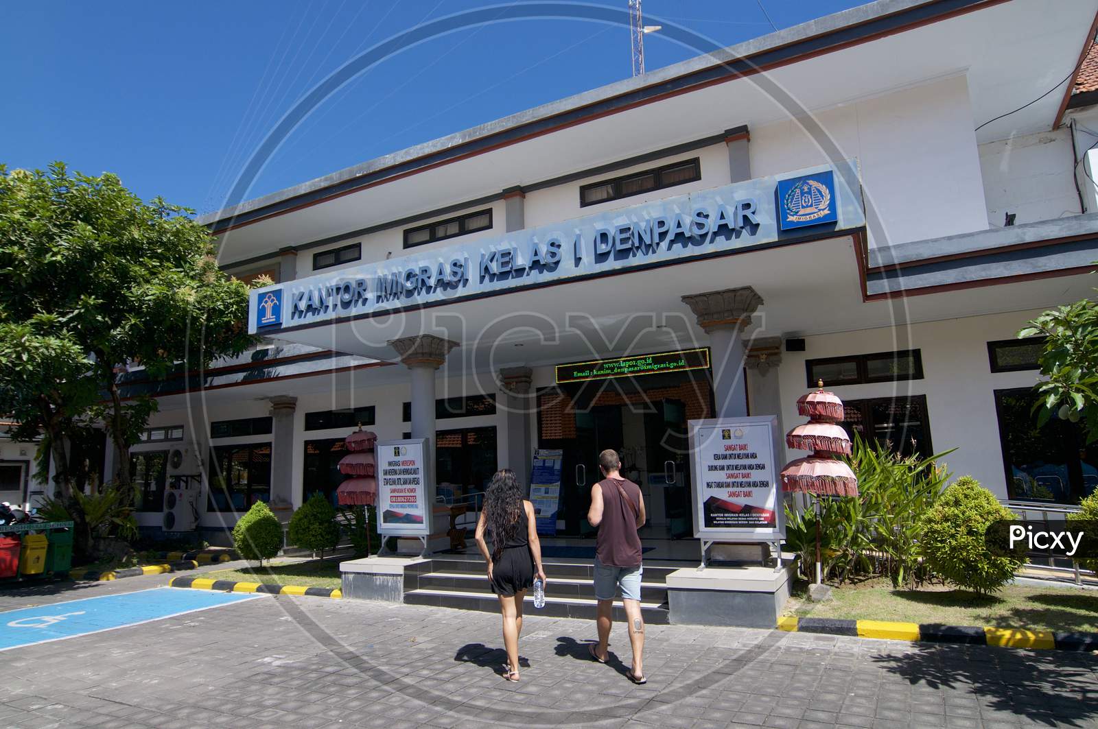 Side View Of Immigration Office Of Denpasar In Bali, Indonesia