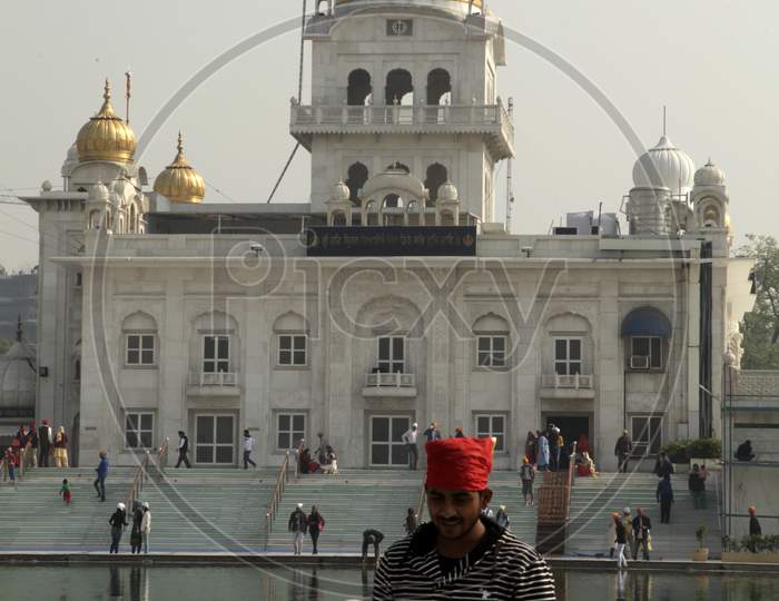 People Inside Golden Temple, Amritsar, Punjab