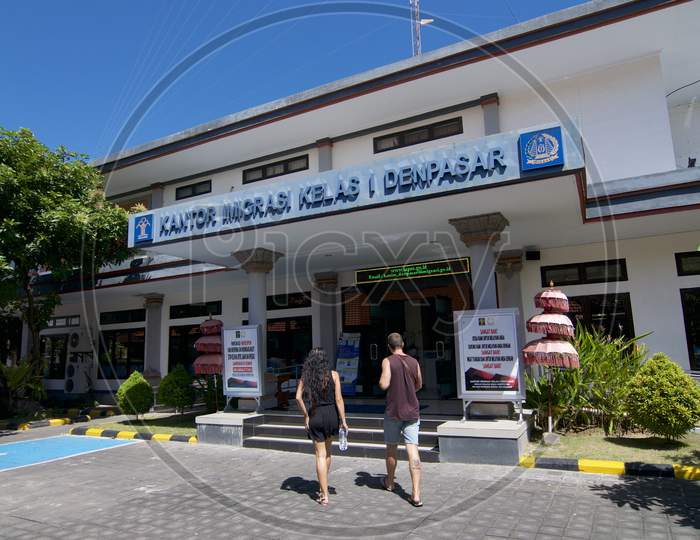 Side View Of Immigration Office Of Denpasar In Bali, Indonesia