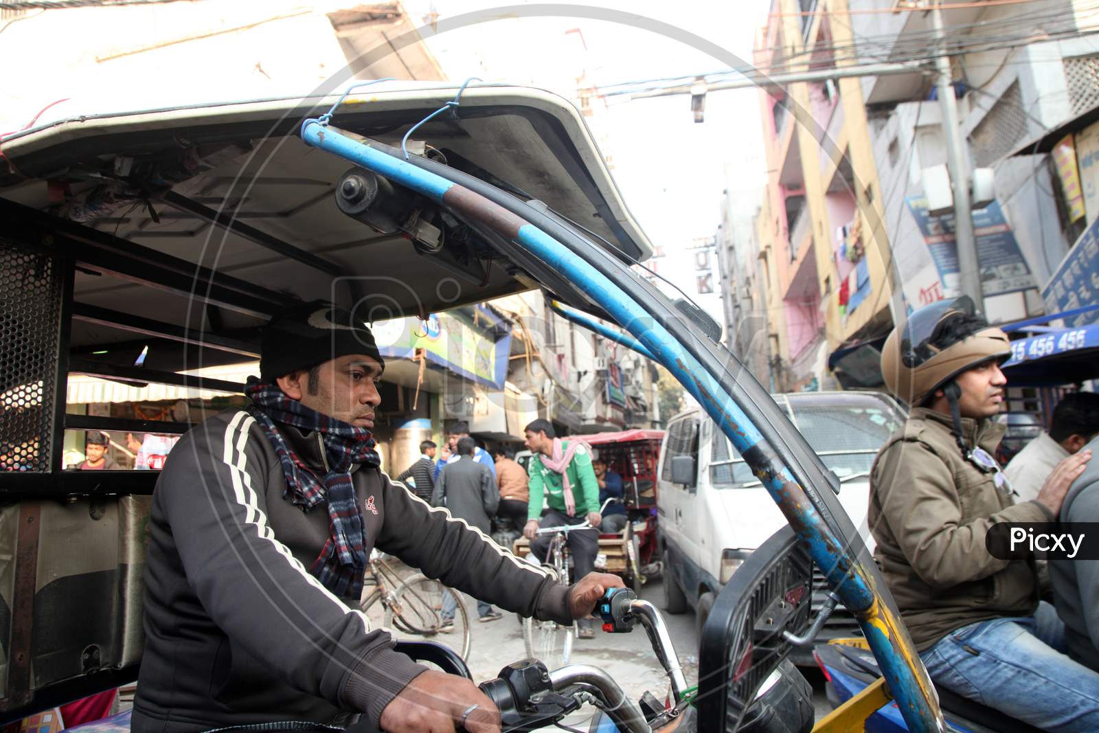 Portrait of A Rickshaw rider