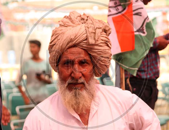 Portrait of an Old Indian man