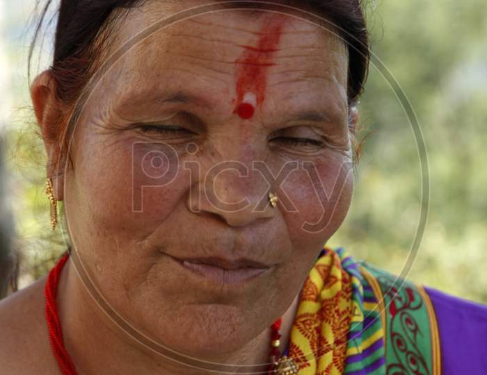Portrait of an Indian Women