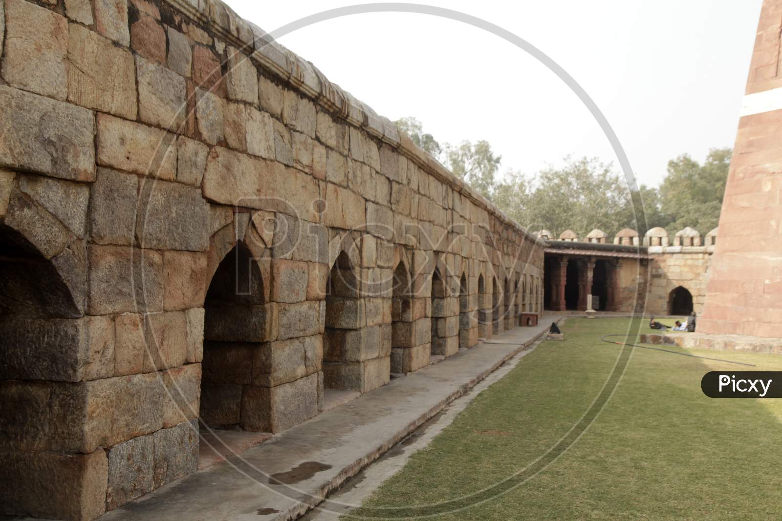 Inside view of Tughlakabad Fort  in New Delhi