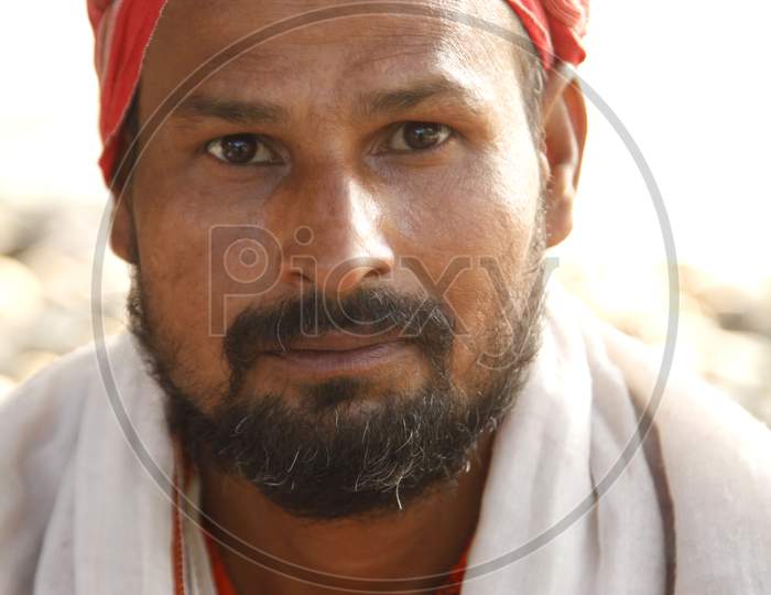 Portrait of an Young Indian Man