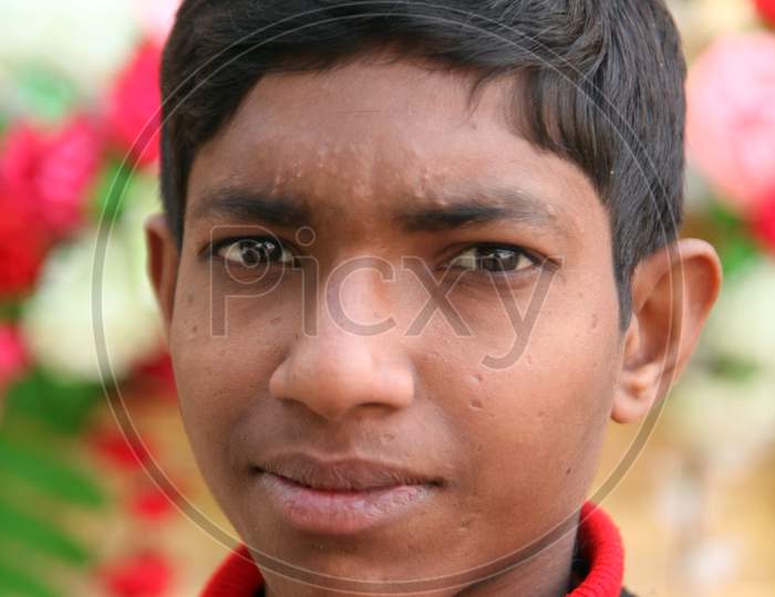 Portrait of Young Indian Boy