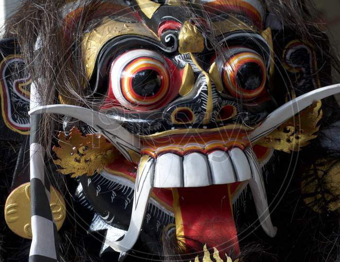 Balinese Wooden Barong Mask