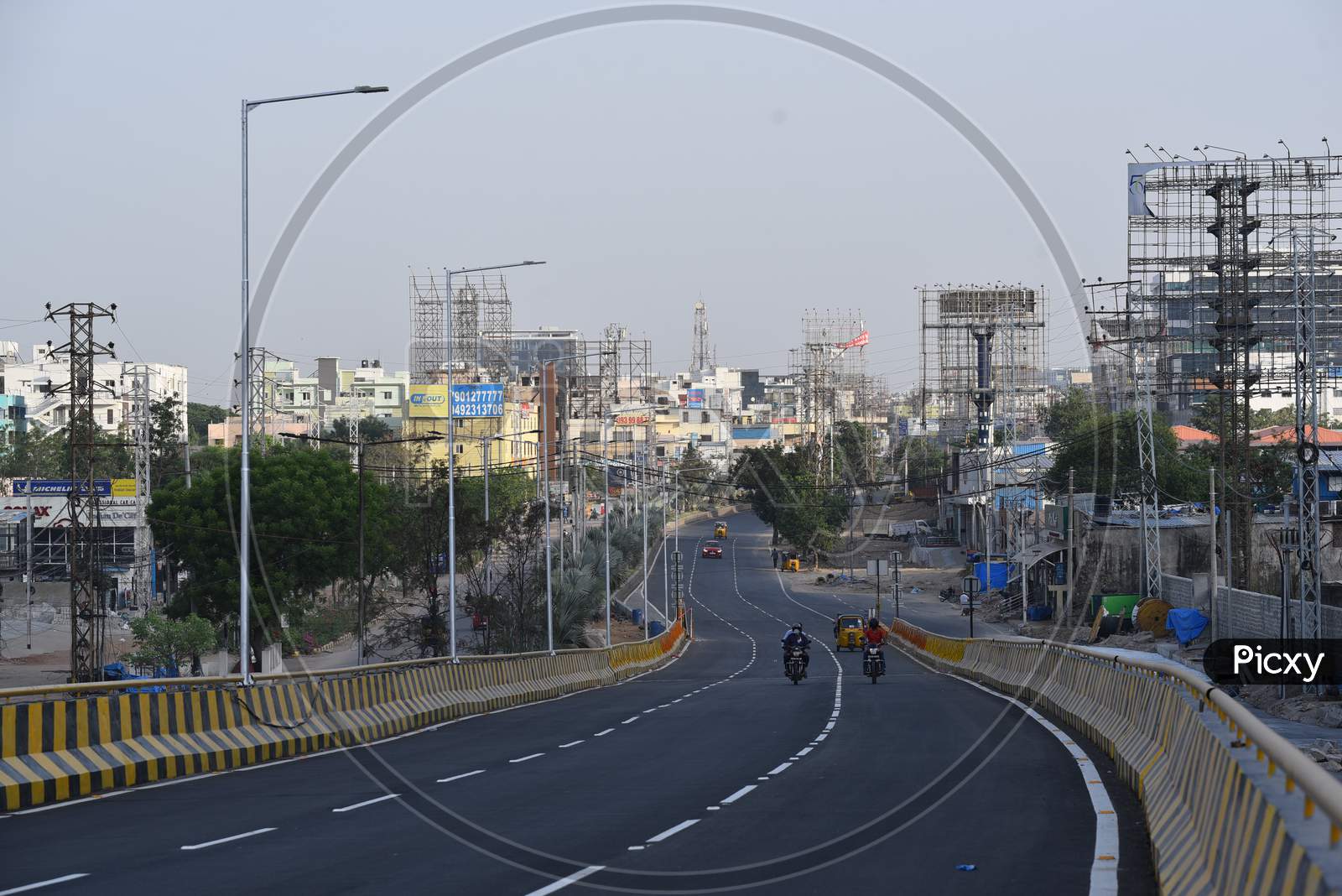 The new Bio Diversity Level 1 Flyover, a 690m flyover connecting Gachibowli with Raidurg opened to public from May 21, 2020. This will help in reducing the traffic congestion at the junction. Hyderabad May 22, 2020.